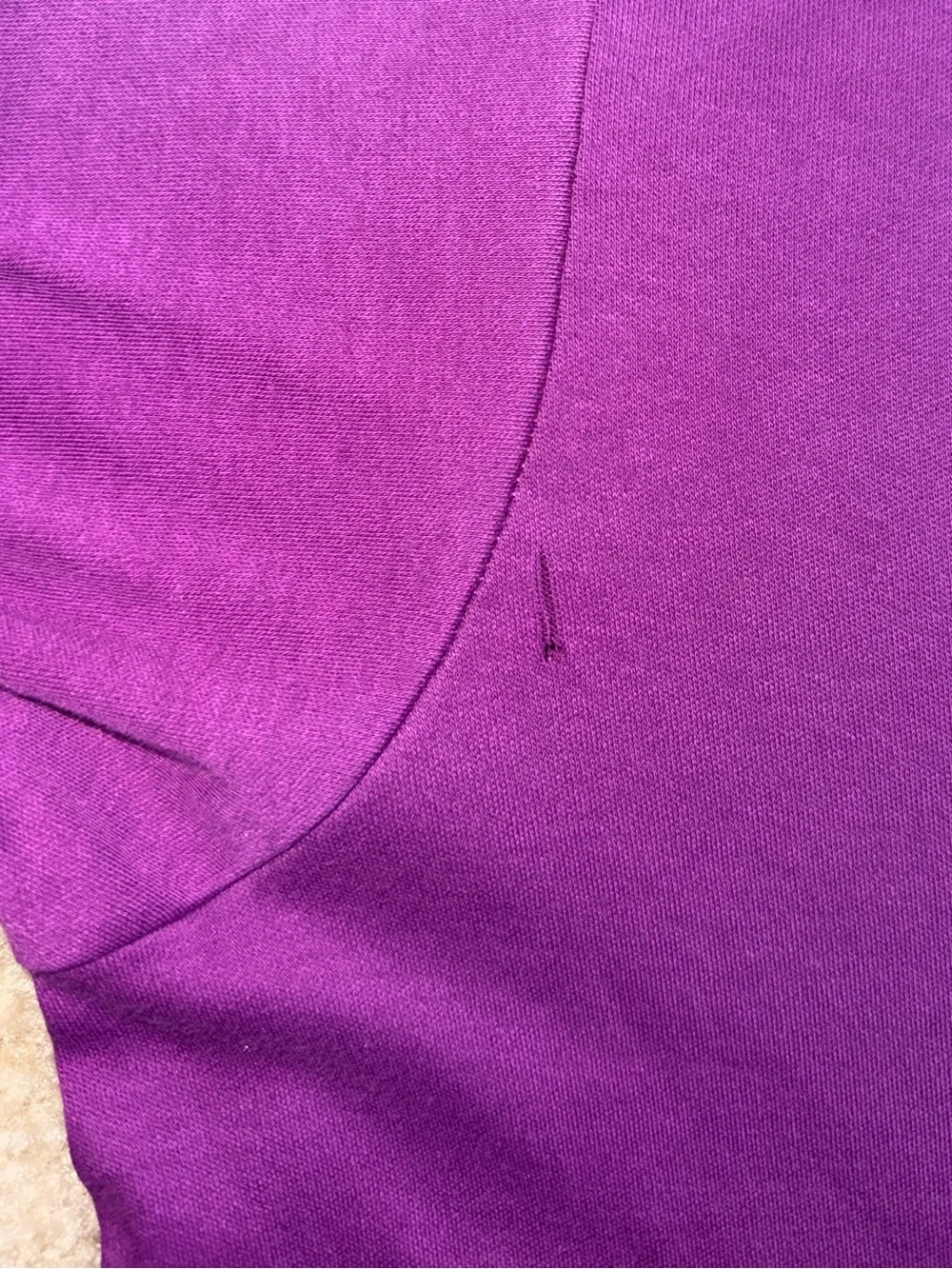 VTG Polo Ralph Lauren Purple Pique Polo Shirt XXL Made in USA